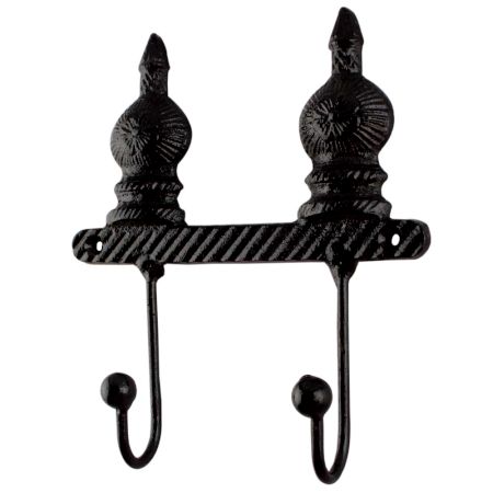 Decorative Black Iron Wall Hooks
